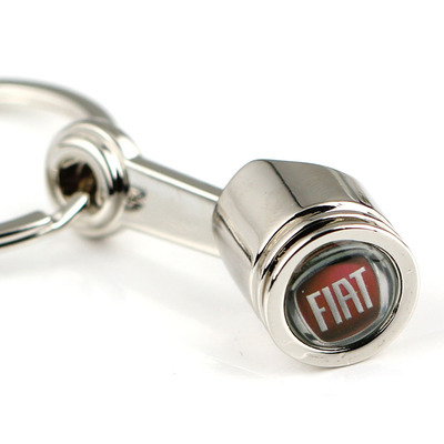 【創(chuàng)意改裝 汽配模型 仿真發(fā)動機(jī) 菲亞特汽車標(biāo)活塞鑰匙扣鑰匙圈】價格,廠家,圖片,鑰匙飾品、掛件,上海蒙初商貿(mào)-